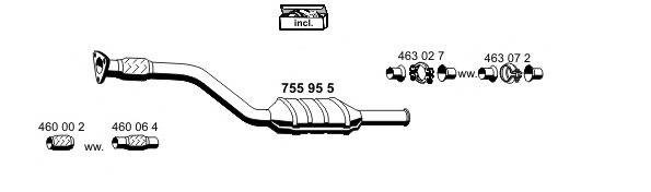 ERNST 100231 Exhaust System